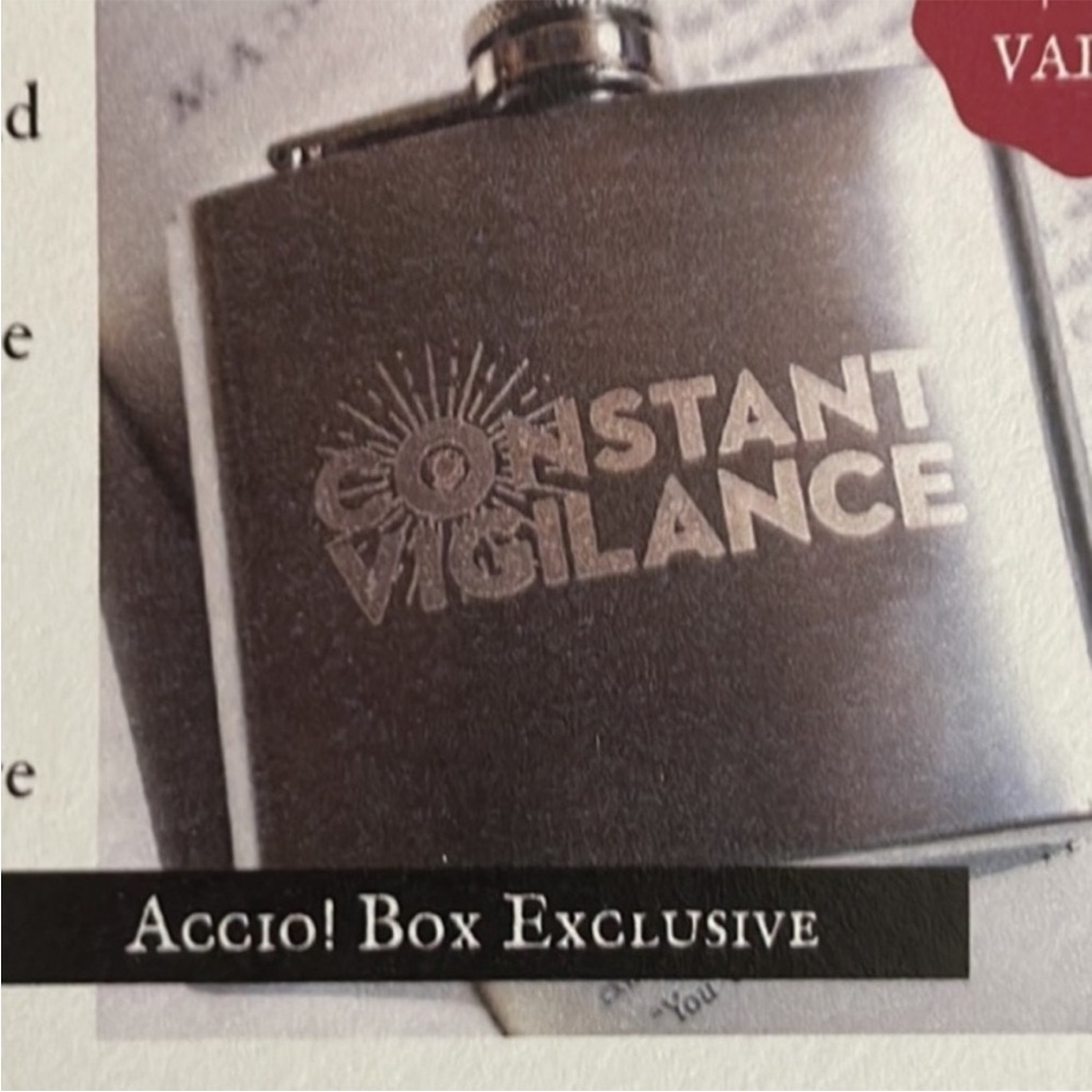 Accio Box Constant Vigilance Flask